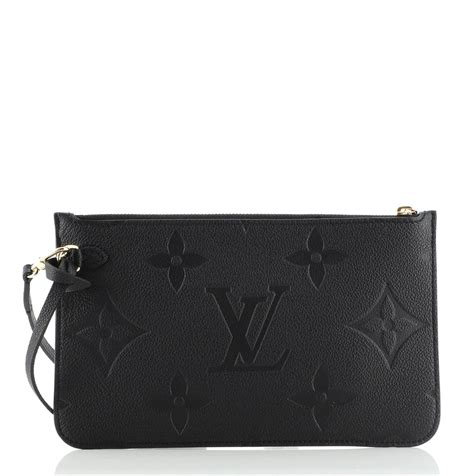 louis vuitton neverfull pochette monogram empreinte giant large